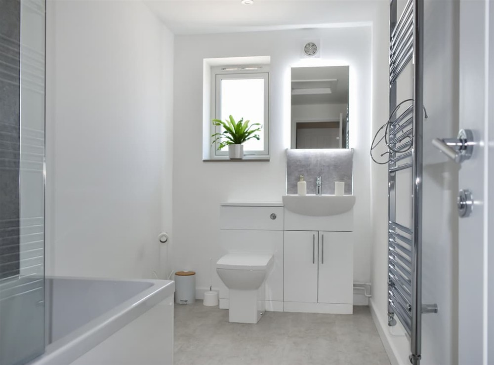 Bathroom at Orchard Lodge in Drimpton, near Beaminster, Dorset