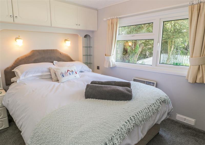 One of the 3 bedrooms at Orchard Lodge, Llanengan near Abersoch