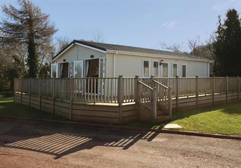Typical Country Six Lodge at Orchard Park in Paignton, Devon