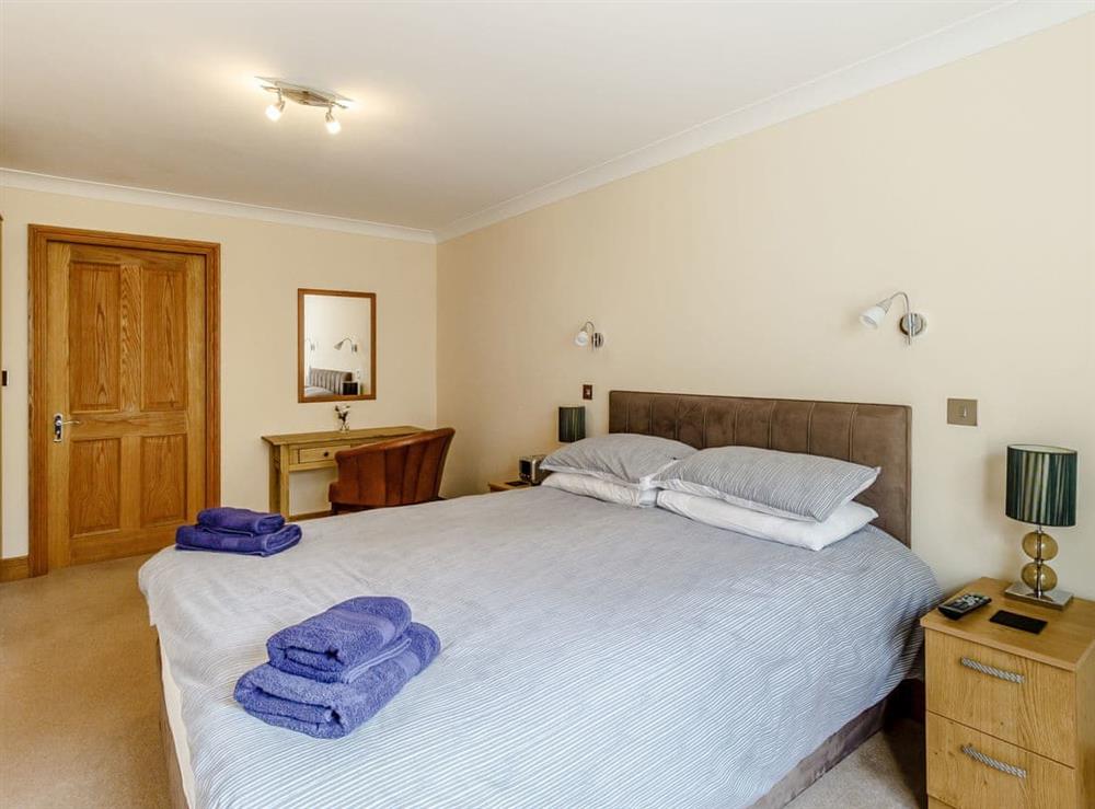Spacious double bedroom at Orchard Sands in Beadnell, Northumberland