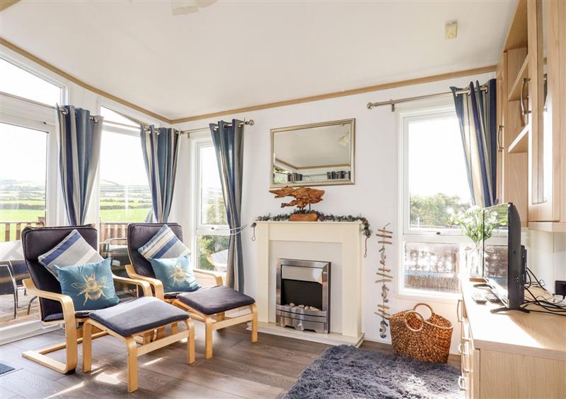 Enjoy the living room at Orchard View, Bossiney near Tintagel