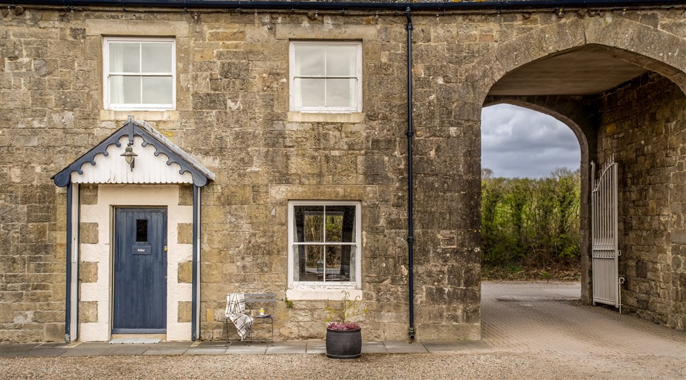 The exterior of Alder Cottage, County Fermanagh at Orchard View in County Fermanagh,