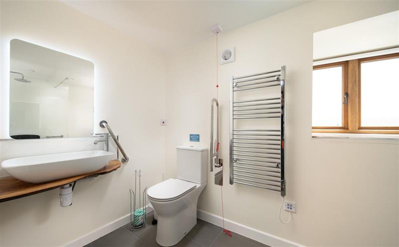 The bathroom at Orchard View, Goodleigh, Barnstaple