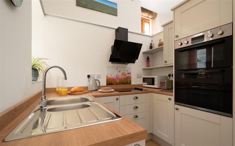 This is the kitchen at Orchard View, Goodleigh, Barnstaple