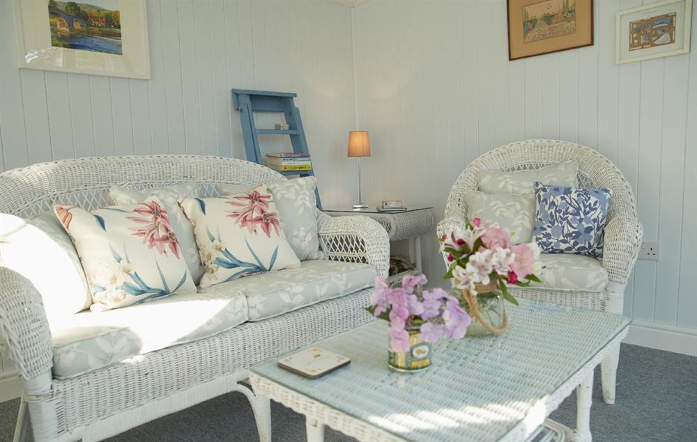 Comfortable furniture in the summer house