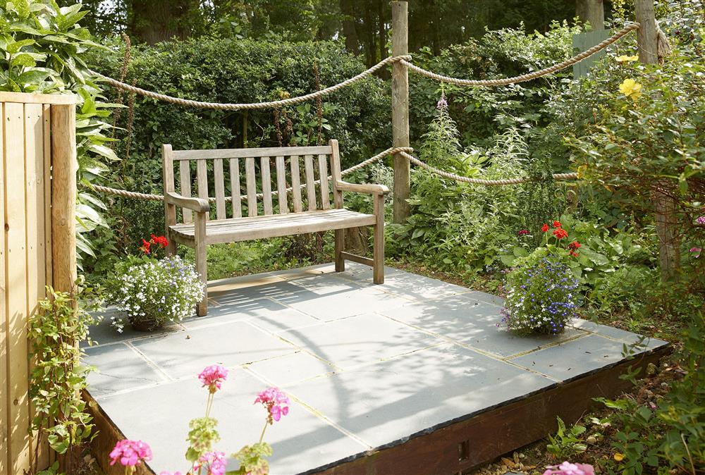 Take a seat and enjoy the garden at Orchard View, Pulverbatch