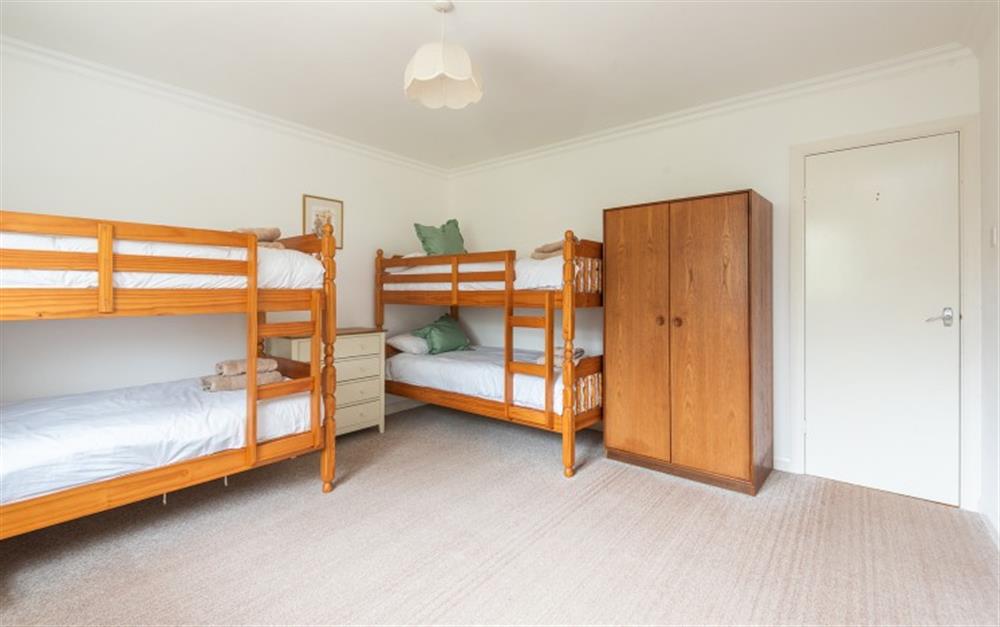 Bedroom 2-with 2 sets of bunk beds and plenty of space to play at Orchard View in South Pool