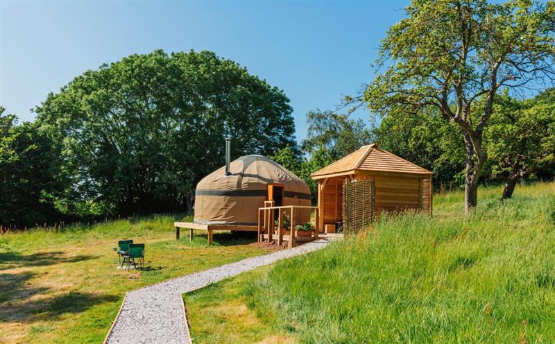 The setting of Orchard Yurt at Orchard Yurt, Allerford