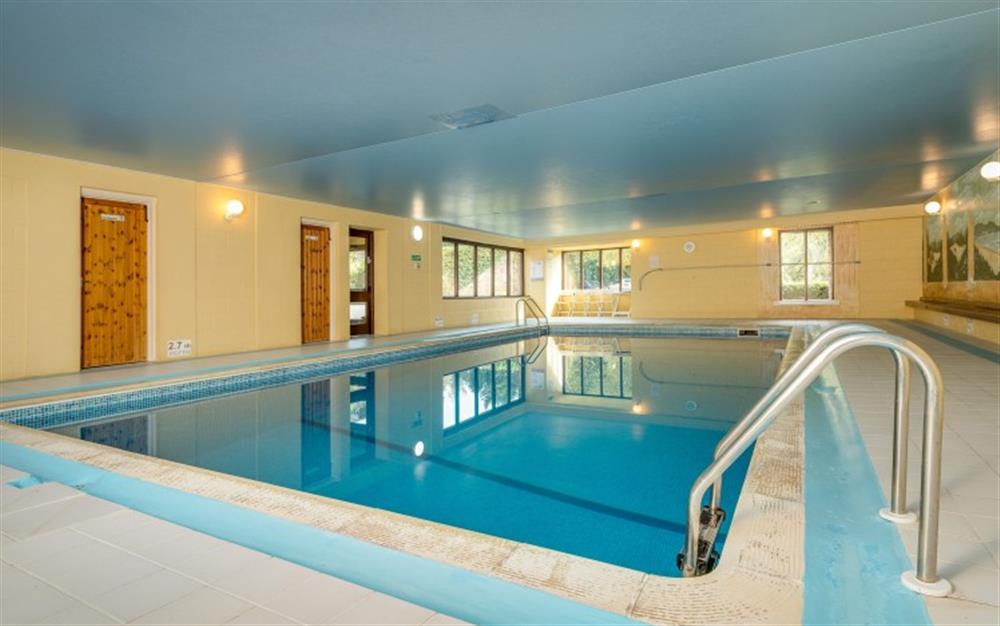 Superb indoor pool at Orchid Cottage in Sherford