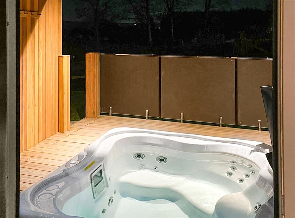 Hot tub at Orchird in Clitheroe, Lancashire