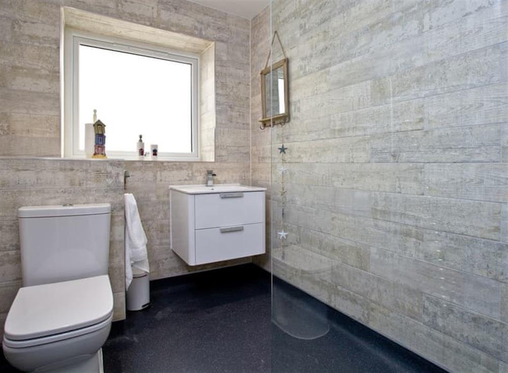 Bathroom at Orestone Garden Apartment in , Teignmouth
