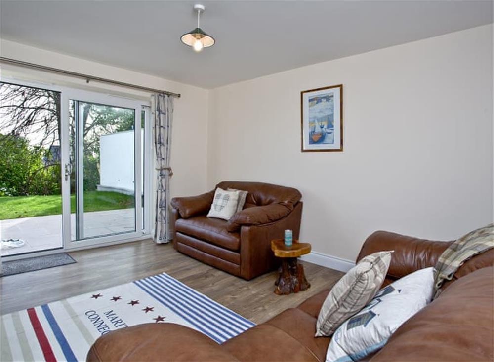 Living area at Orestone Garden Apartment in , Teignmouth