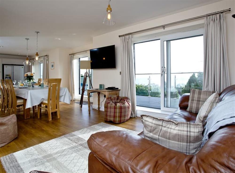 Open plan living space at Orestone House in , Teignmouth
