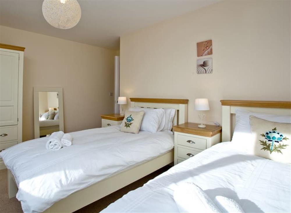 Twin bedroom at Orestone View in , Teignmouth