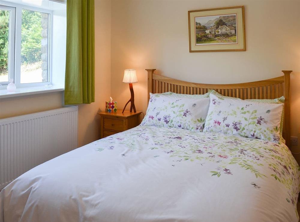 Welcoming double bedroom at Oriels Retreat in Ashworth Valley, near Bury, Lancashire