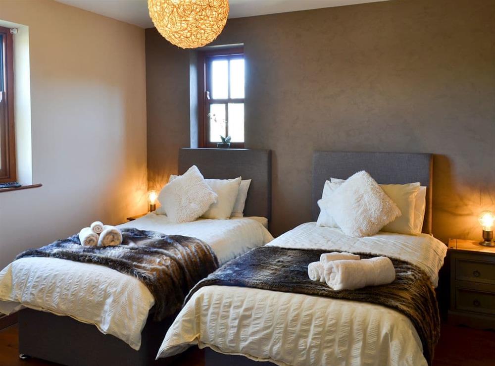 Twin bedroom at Ornella View in Mickleton, near Middleton-in-Teesdale, County Durham, England