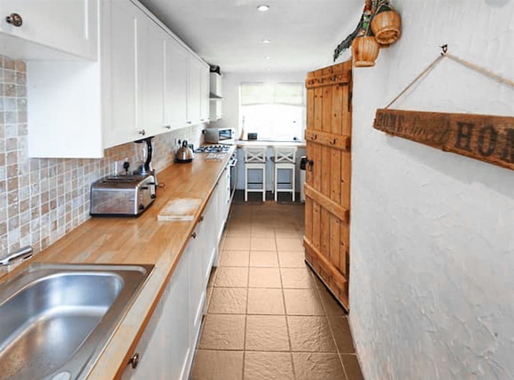 Kitchen at Oronsay Cottage in Ulverston, Cumbria