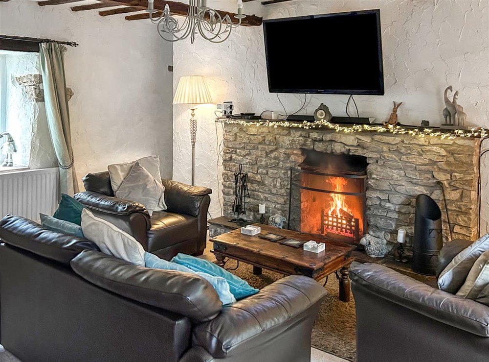 Living area at Oronsay Cottage in Ulverston, Cumbria