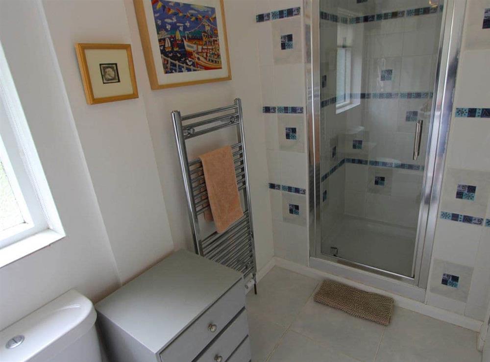 Shower room at Orrest Head Cottage in Windermere, Cumbria