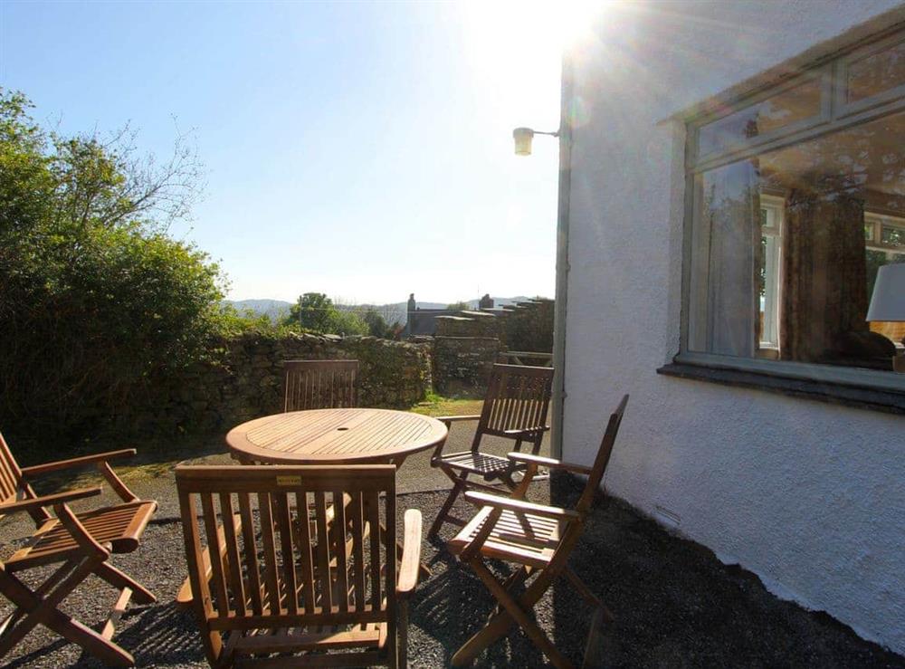 Sitting-out-area at Orrest Head Cottage in Windermere, Cumbria