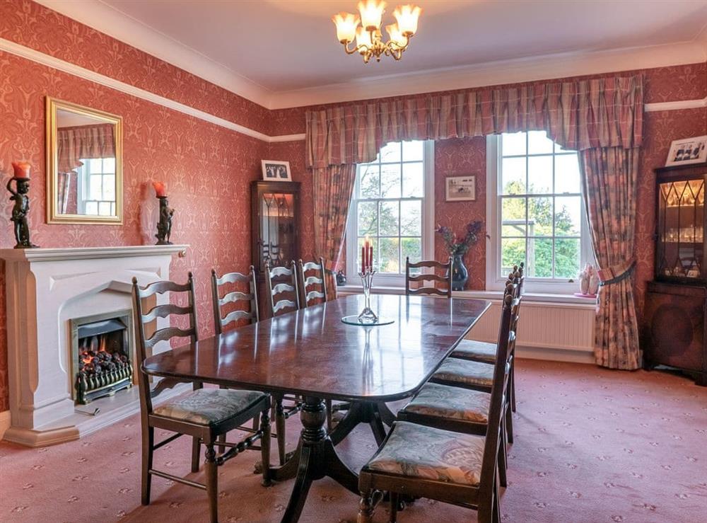 Dining room at Orrest Howe in Windermere, Cumbria