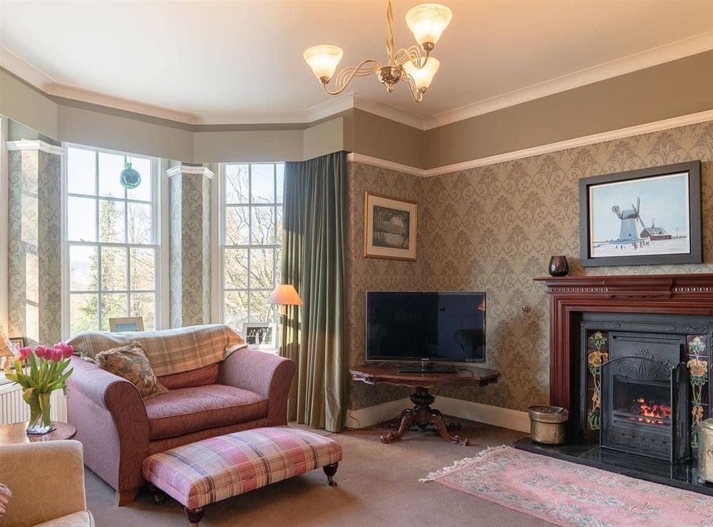 Living room at Orrest Howe in Windermere, Cumbria
