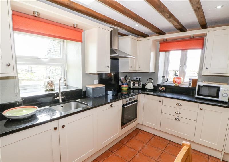 This is the kitchen at Orsedd Wen Cottage, Nebo near Betws-Y-Coed