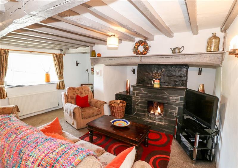 The living area at Orsedd Wen Farmhouse, Nebo near Betws-Y-Coed
