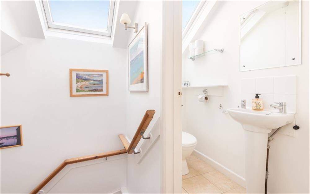 The family shower room at Osprey (19A Fore Street) in Salcombe