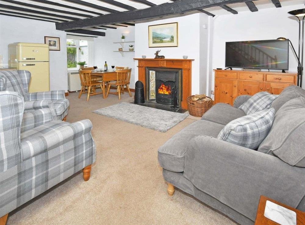 Living area at Osprey Cottage in Keswick, Cumbria