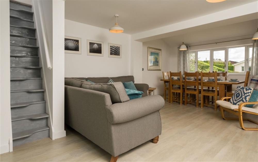 The open plan living area (photo 2) at Osprey in Hope Cove