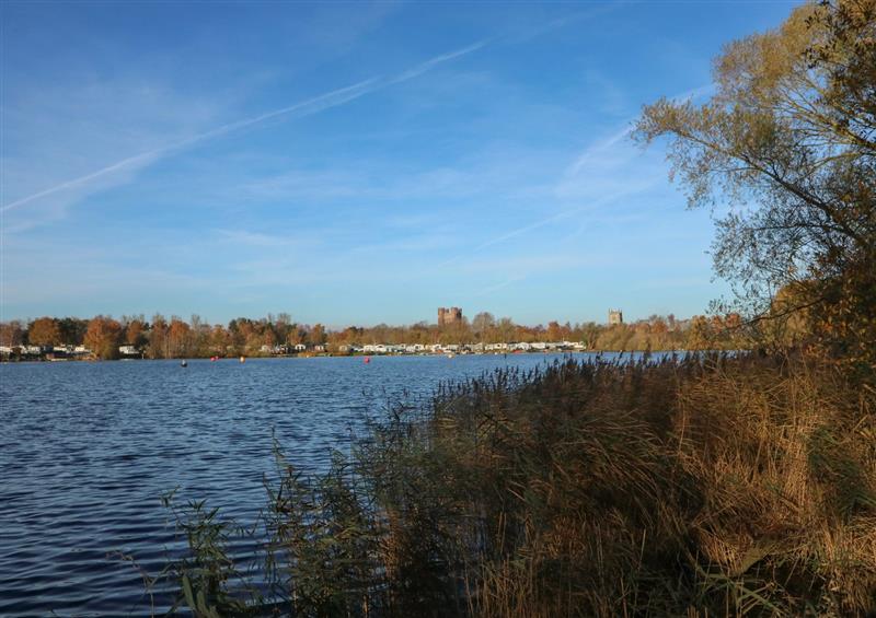 The setting around Osprey Lodge at Osprey Lodge, Tattershall Lakes Country Park