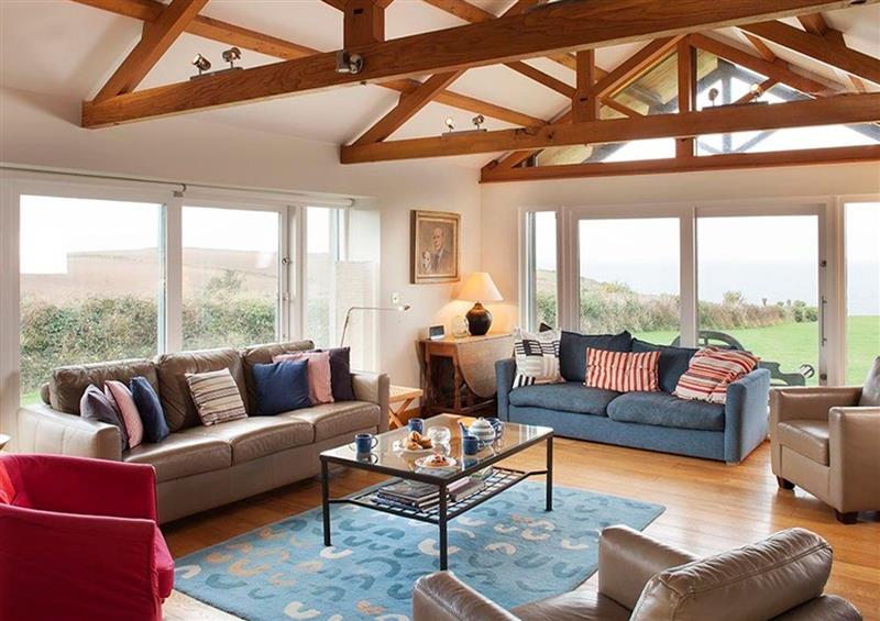 Relax in the living area at Ossco, Polzeath