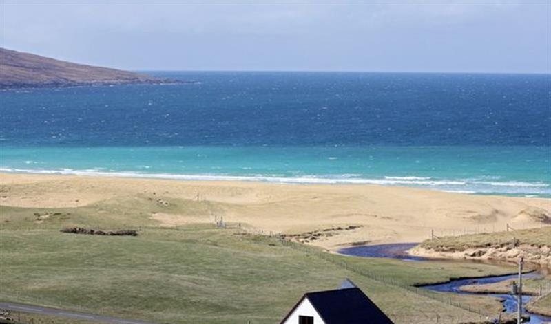 The setting of Otter Cottage at Otter Cottage, Scarista near Leverburgh