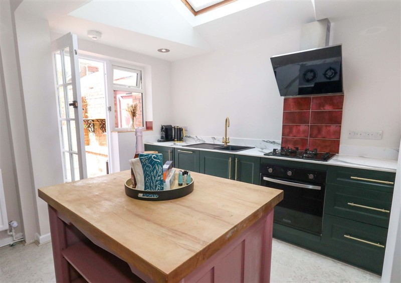 This is the kitchen at Otter Cottage, Weymouth