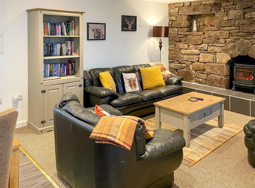 Living area at Otterburn 1 in Melvaig, Ross-Shire