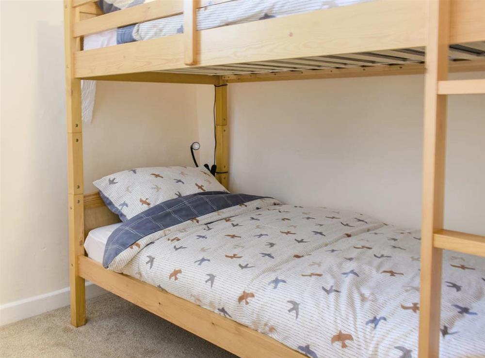 Bunk bedroom at Otters Cottage in Ottery St Mary, Devon