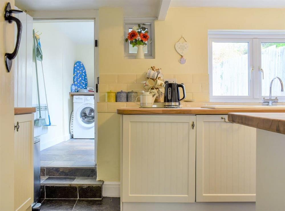 Kitchen at Otters Cottage in Ottery St Mary, Devon