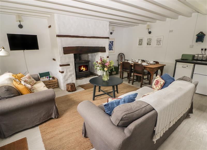 The living room at Otters Holt, Talley near Llandeilo