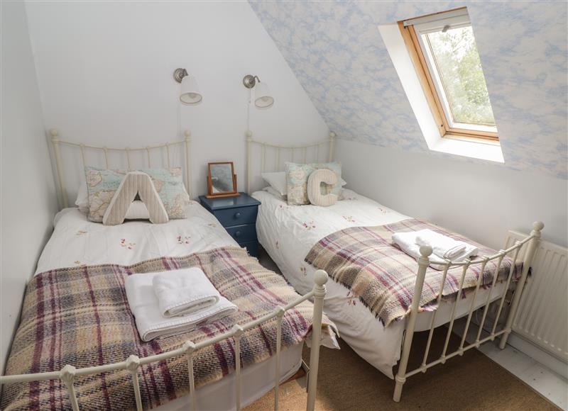 This is a bedroom at Otters Holt, Talley near Llandeilo