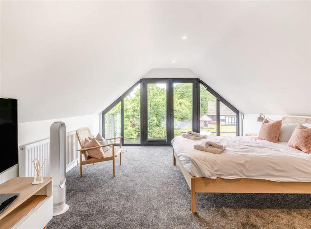 Master bedroom at Otters Reach in Hoveton, Norfolk