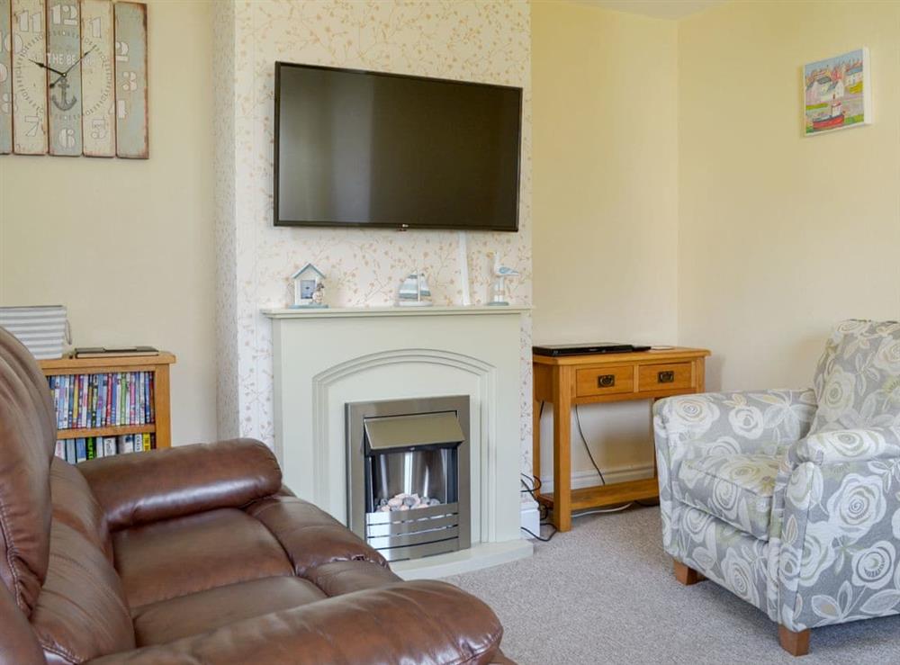 Comfortable living room at Outlook in Stratton, near Bude, Cornwall