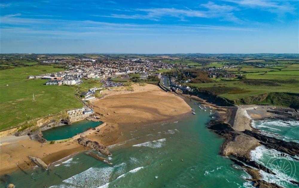 Bude - Aerial Cornwall at Over The Hedge in Boscastle