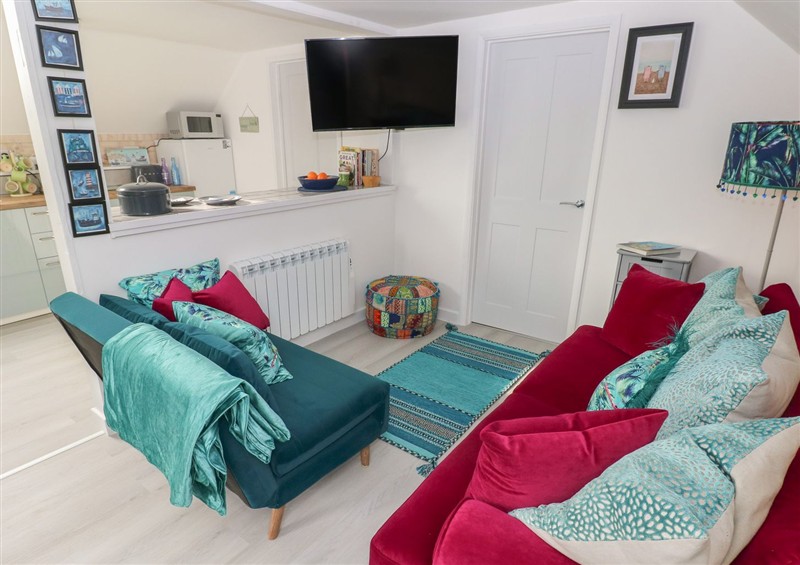 This is the living room at Over the way, Cosheston near Pembroke