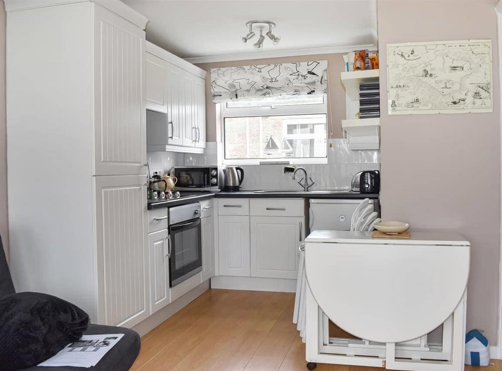 Kitchen at Overbeach in Yaverland, near Sandown, Isle of Wight