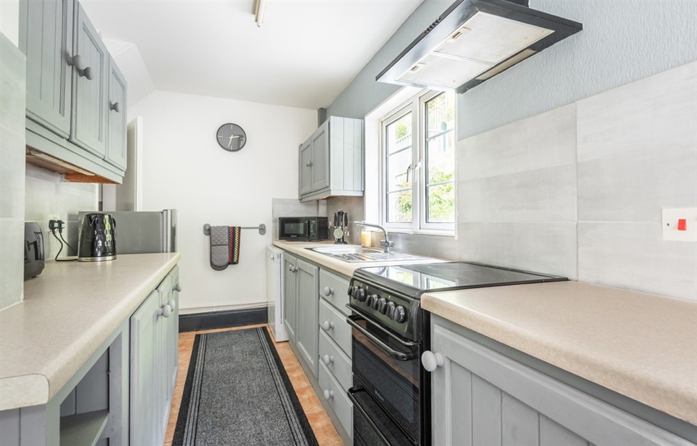 This is the kitchen (photo 3) at Overbrook in Polperro