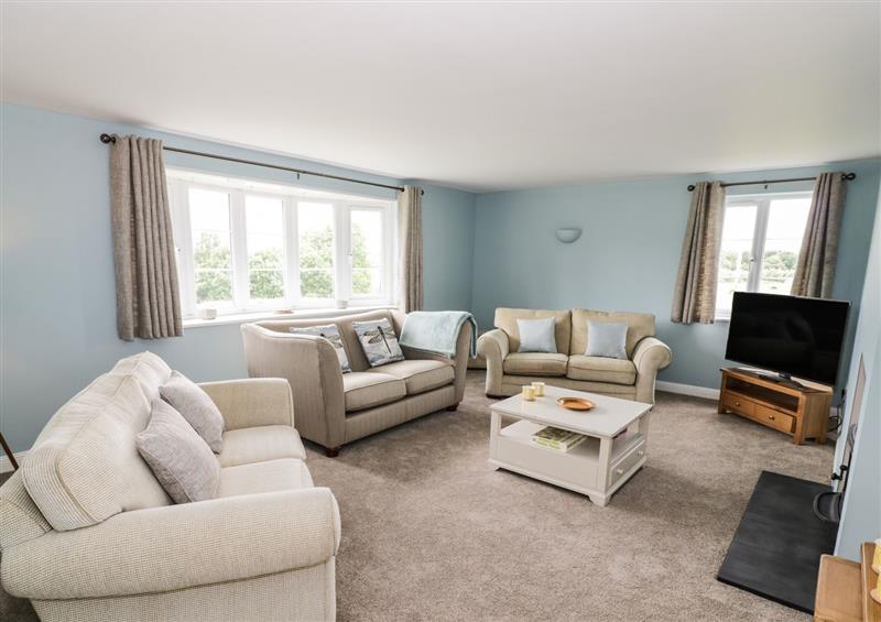 The living area at Overbrook, Salwarpe near Droitwich Spa