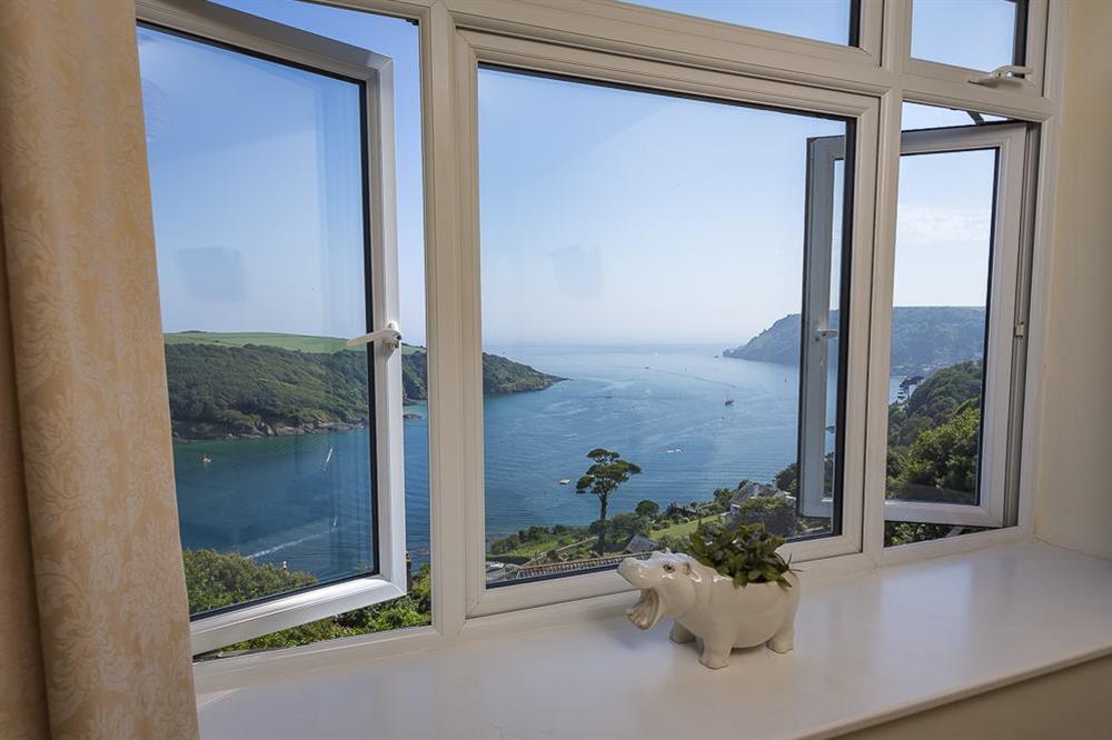 Unspoilt views from master en suite bedroom at Overcombe in , Salcombe