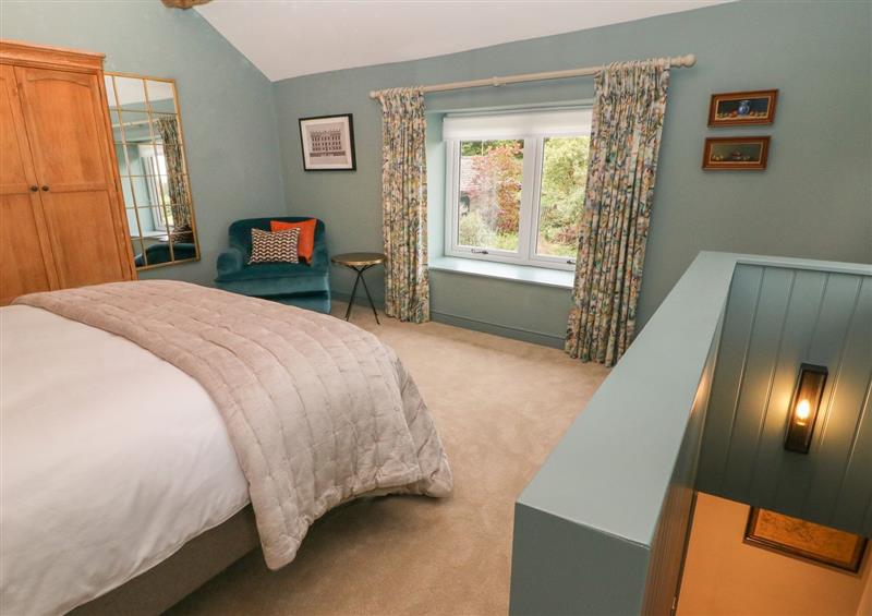 One of the bedrooms at Overlea Cottage, New Mills near Hayfield
