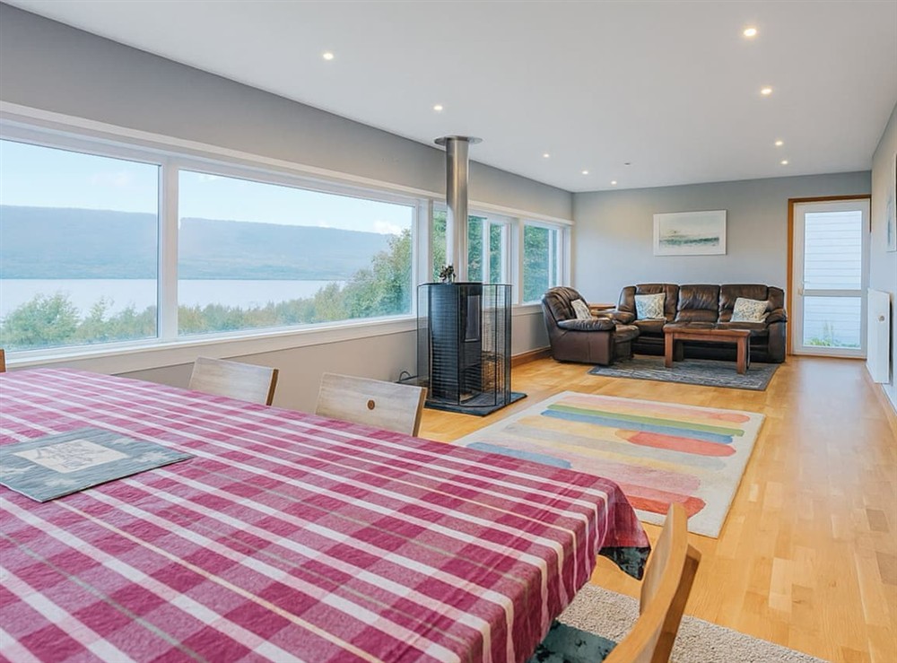 Sun room at Oversaig House in Lairg, Sutherland